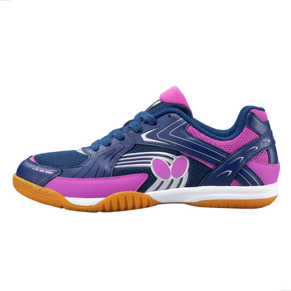 Butterfly Lezoline Reiss Shoes: Side Profile of Purple Shoe